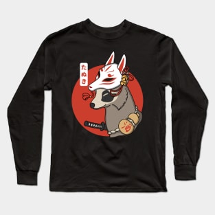 Kitsune Tanuki Long Sleeve T-Shirt